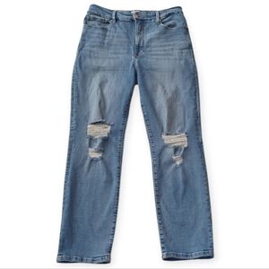 Good American jeans High Rise Distressed Size 10/30